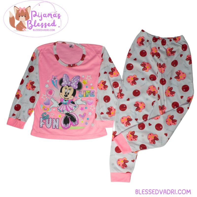 Pijama en algodon para niña 001