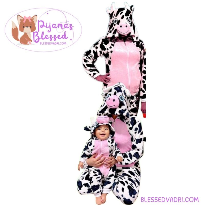 Pijama Familiar de Vaca