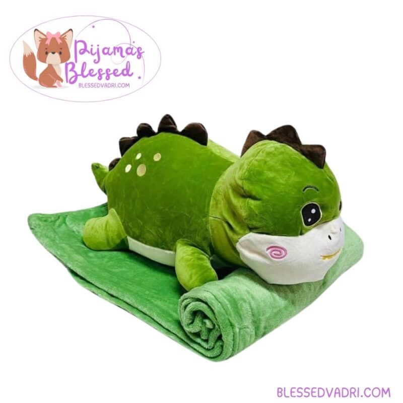 Cojín cobija Dinosaurio